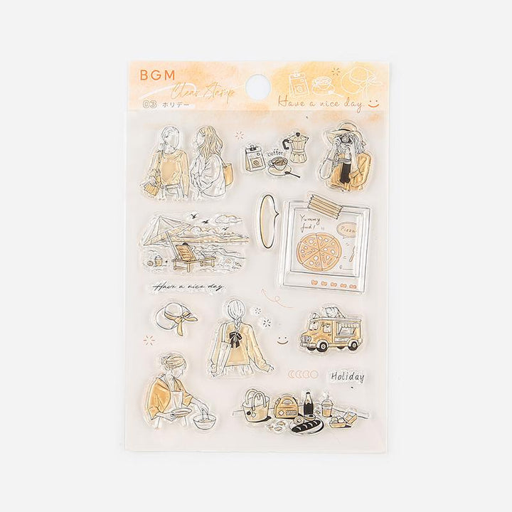 BGM Holidays Clear Stamp — front view