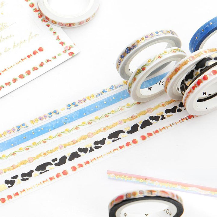BGM Sushi Conveyor Belt Masking Tape — roll side