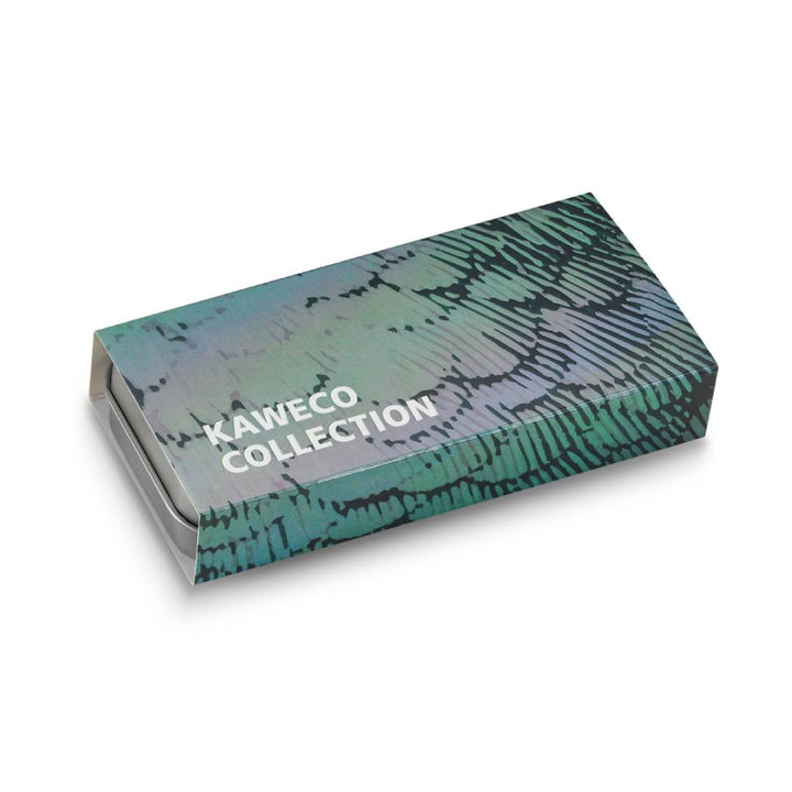 Kaweco collection box with a patterned design on a white background
