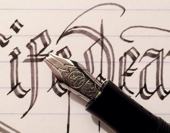 Kaweco Calligraphy Insert 060 Twin, Steel Nib, With Thread — detail view