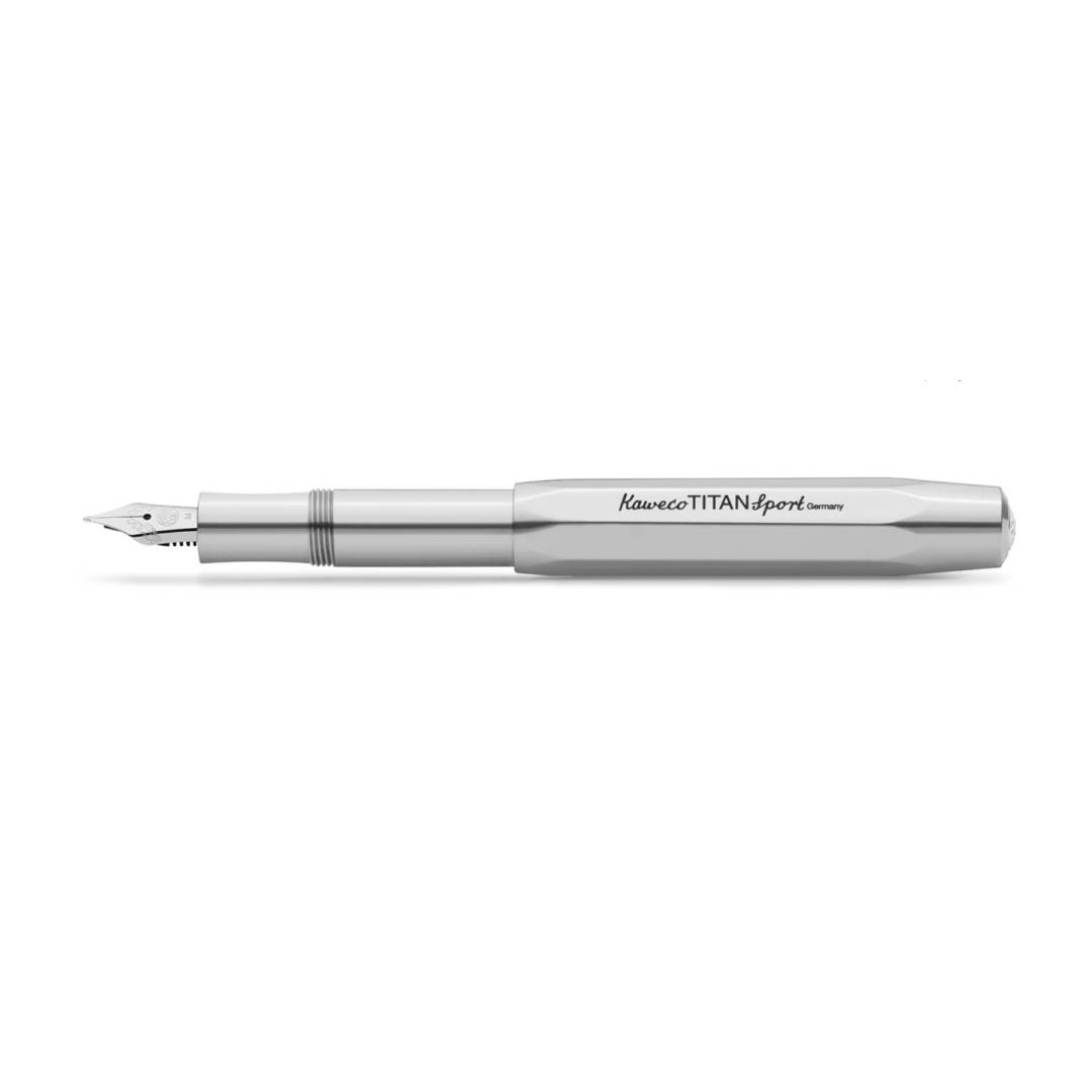 Kaweco TITAN Sport Fountain Pen | Solid Titanium Luxury Fountain Pen Made in Germany