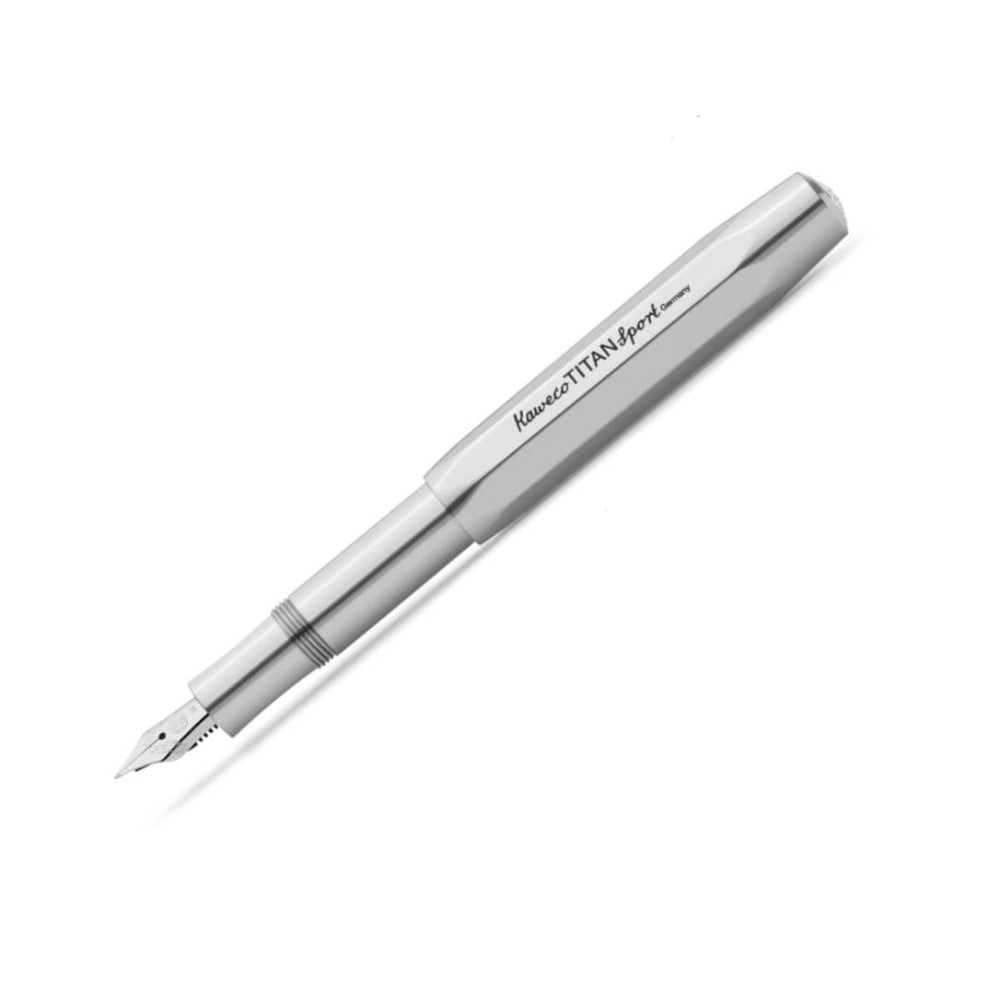 Kaweco TITAN Sport Fountain Pen | Solid Titanium Luxury Fountain Pen Made in Germany