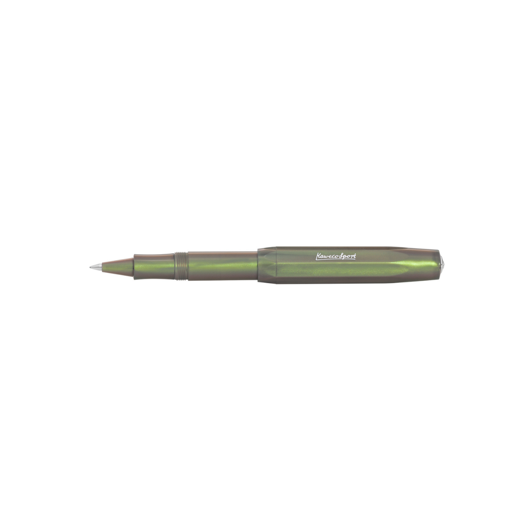 Kaweco Lunar Sport Gel Rollerball Pen - Shadow Green — tip detail