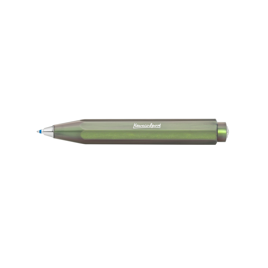 Kaweco Lunar Sport Ballpoint Pen - Shadow Green — tip detail