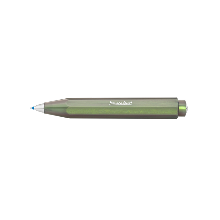 Kaweco Lunar Sport Ballpoint Pen - Shadow Green — tip detail