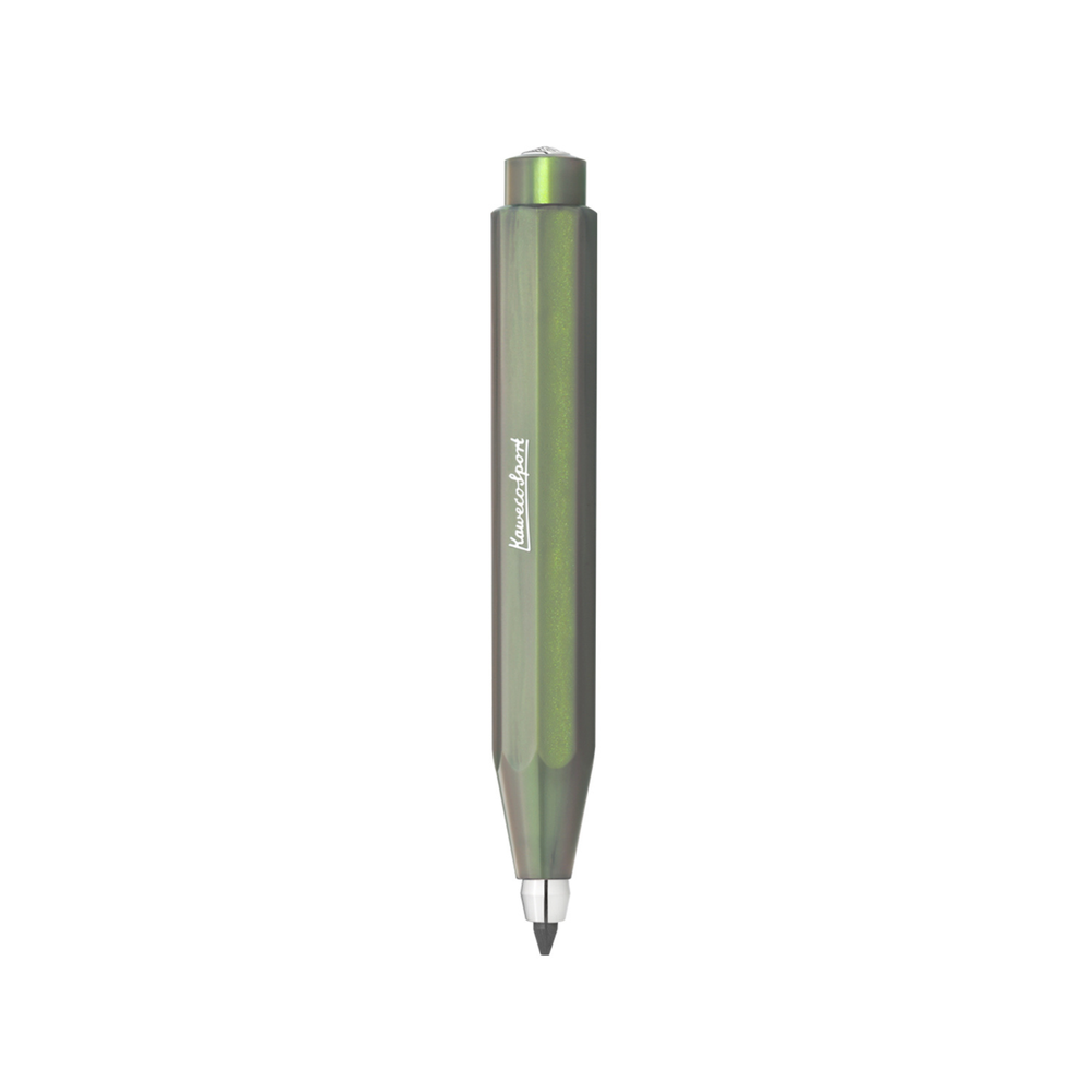 Kaweco Lunar Sport Clutch Pencil 3.2mm Shadow Green — lead extended