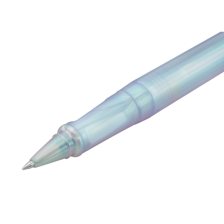 Kaweco Perkeo Rollerball Pen - Iridescent Pearl — writing at an angle