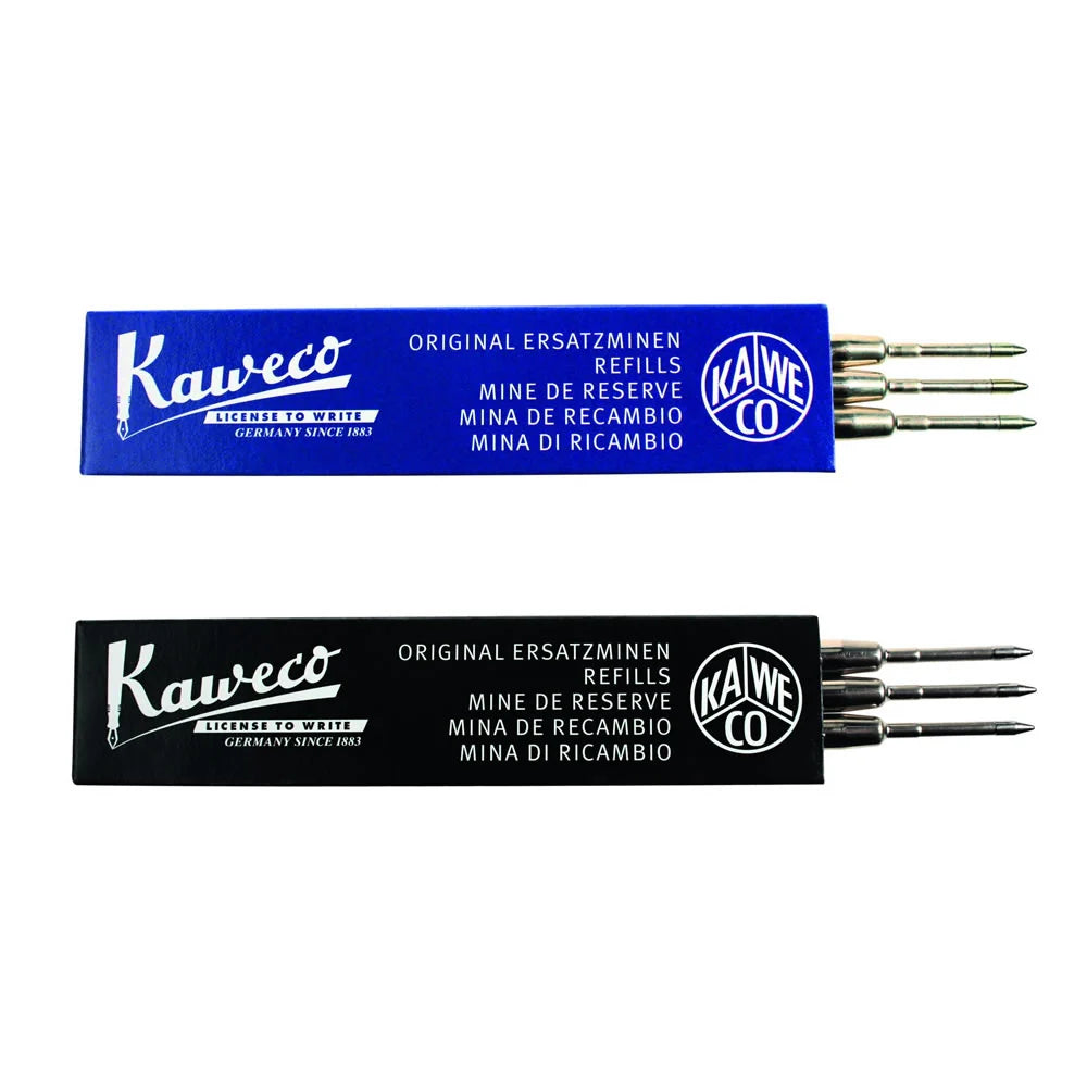 Kaweco Soul G2 Rollerball Pen Refill (Black & Blue) — Kaweco rollerball pen — fluid gel ink writing instrument, at Cityluxe Singapore