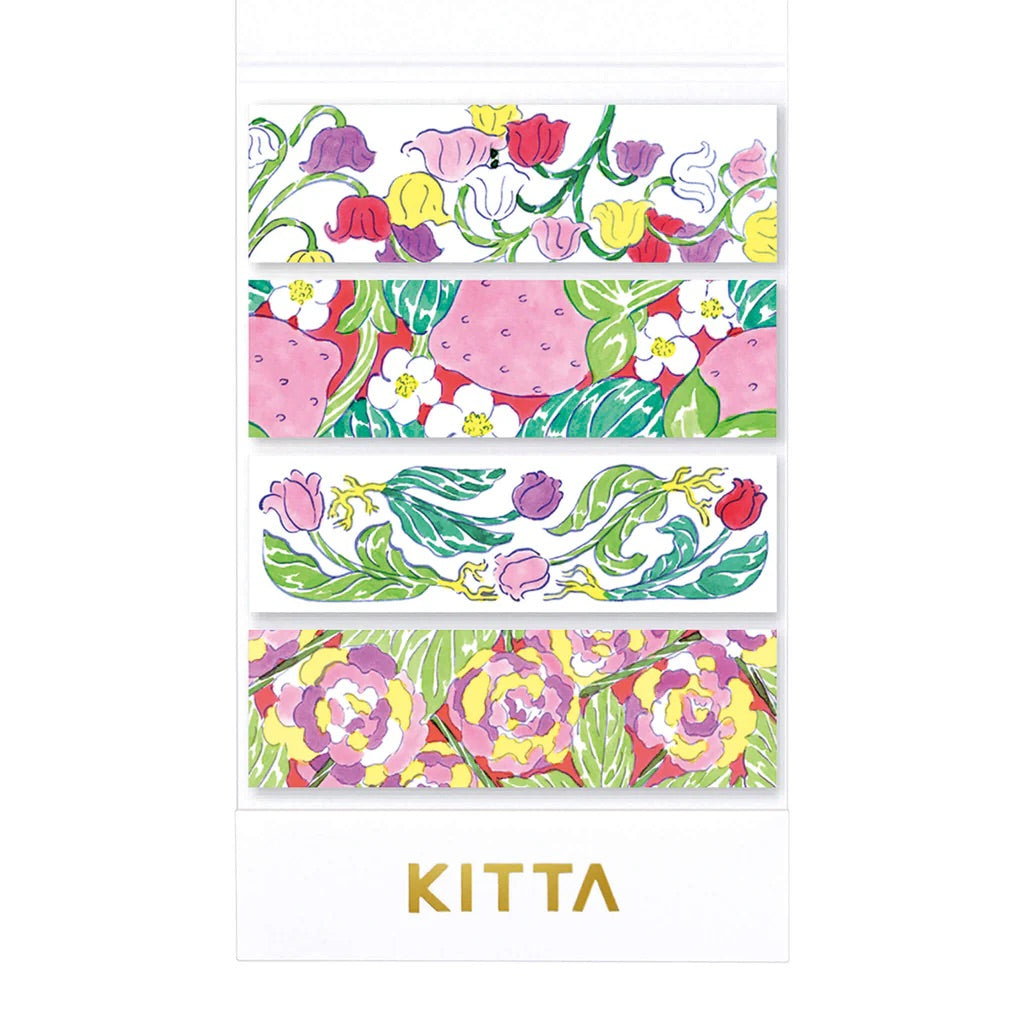 KITTA Masking Tape - Plant — roll front