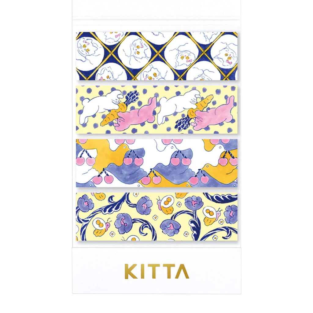 KITTA Masking Tape - Animal — roll front