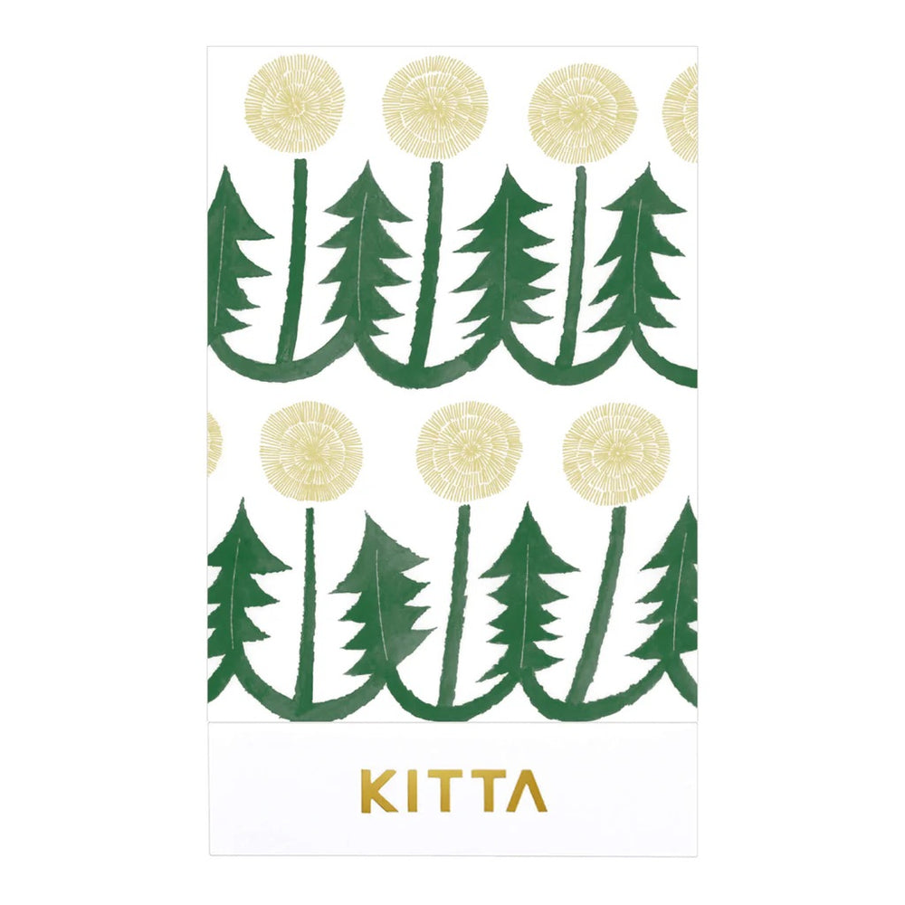 KITTA Masking Tape - Flower 8 — pattern detail