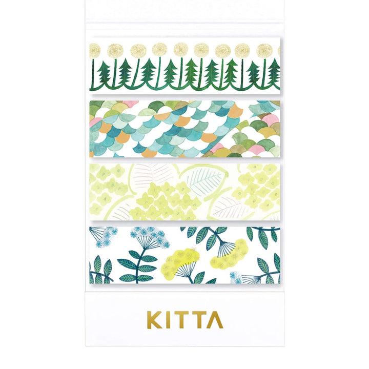 KITTA Masking Tape - Flower 8 — roll front