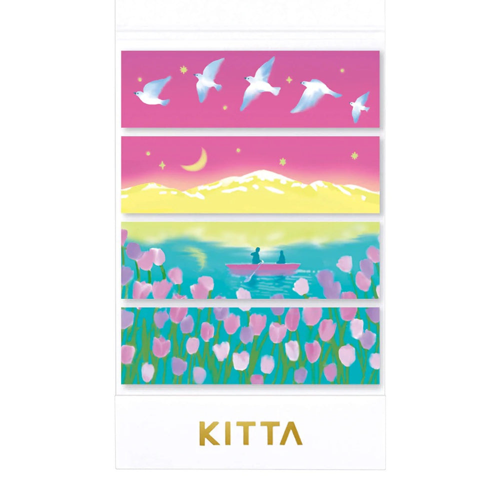 KITTA Masking Tape - Lake — pattern detail