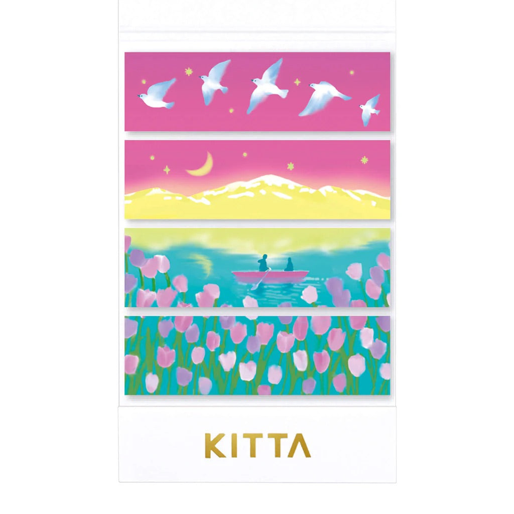 KITTA Masking Tape - Lake — pattern detail