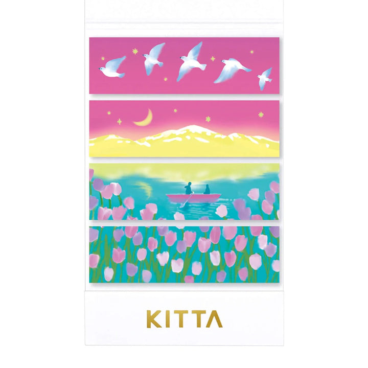 KITTA Masking Tape - Lake — pattern detail
