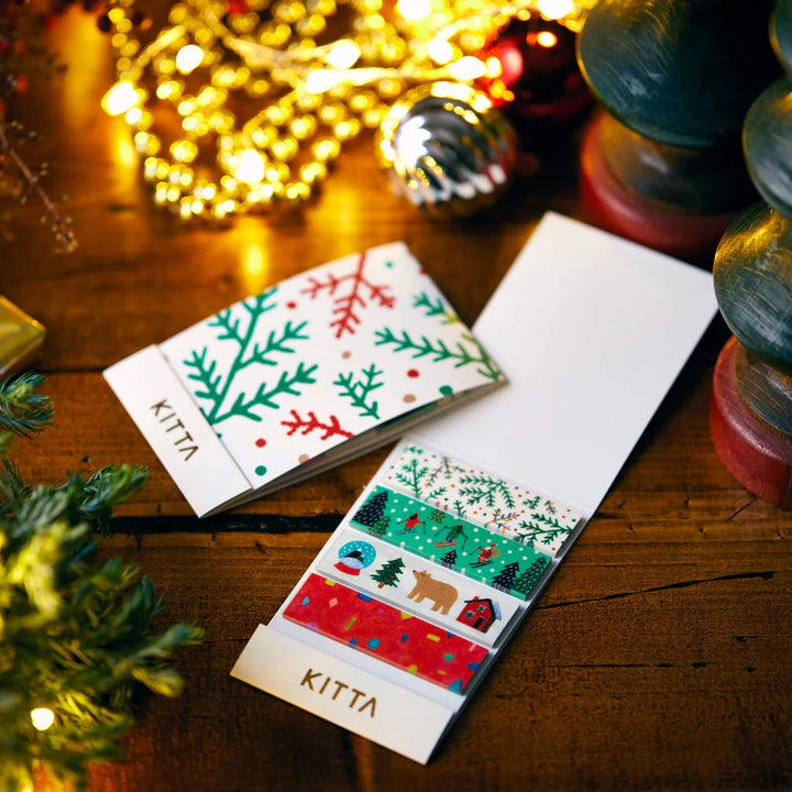 KITTA Limited Edition Masking Tape - Christmas — with packaging