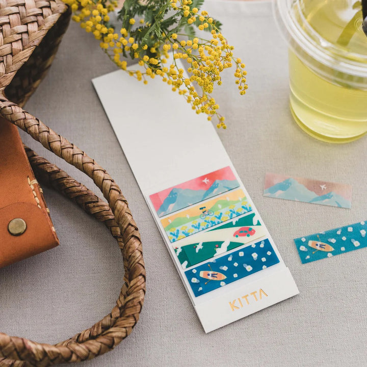 KITTA Masking Tape - Clear Landscape — close-up