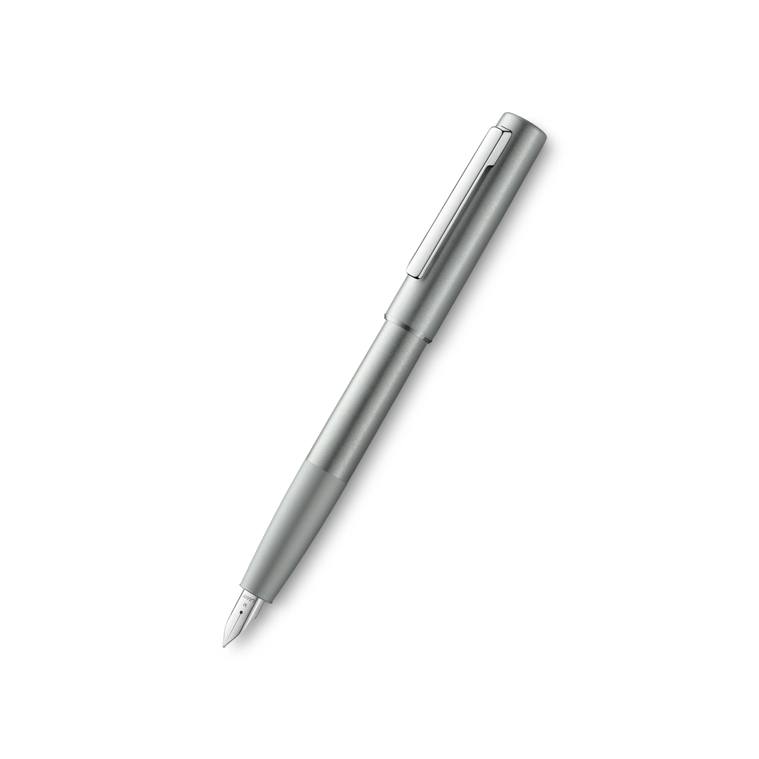 Lamy Aion Fountain Pen Olive Silver — Lamy fountain pen — precision nib writing instrument, at Cityluxe Singapore stationery store