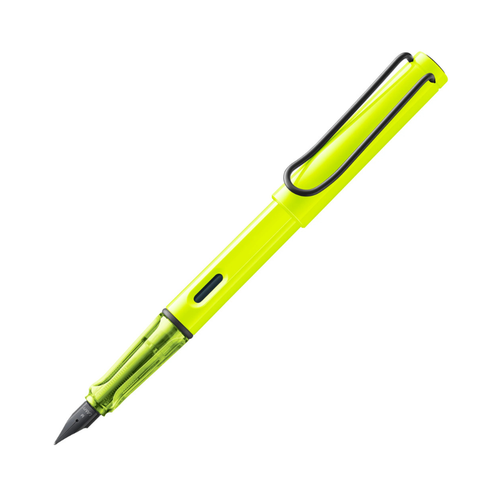 Lamy Safari Special Edition Fountain Pen Neon Yellow — capped