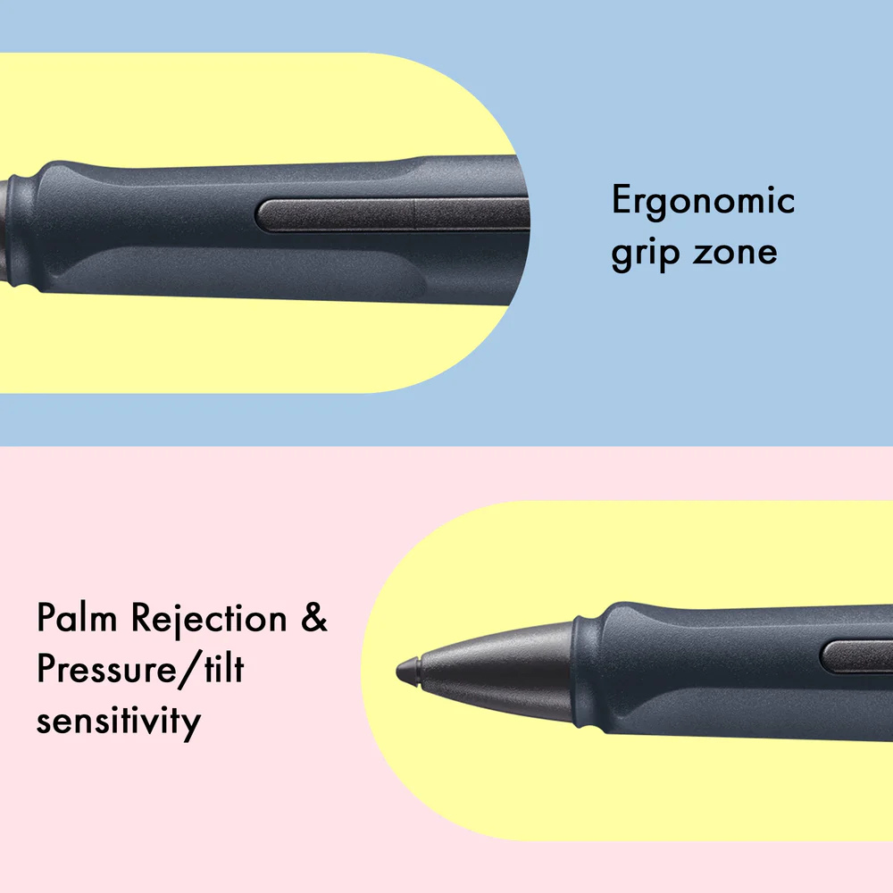 Lamy Stylus Pen Note+ Safari - Steel Black — with packaging