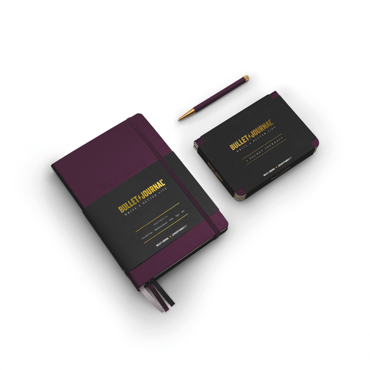 Leuchtturm1917 A5 Medium Bullet Journal Edition 2 Purple - Dotted
