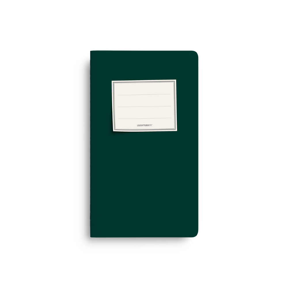 Leuchtturm1917 A6 Pocket Jottbook Pur Front Sticker - Forest Green
