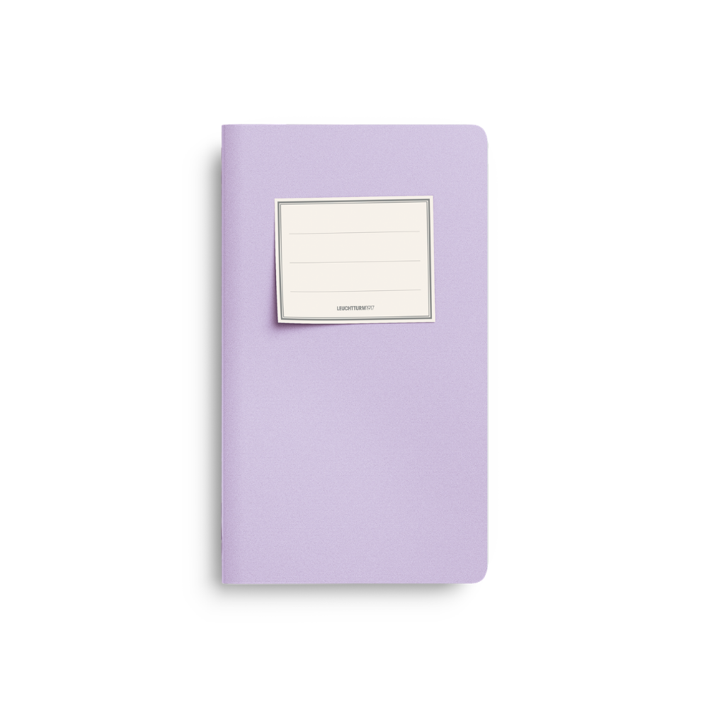 Leuchtturm1917 A6 Pocket Jottbook Pur Front Sticker - Lilac