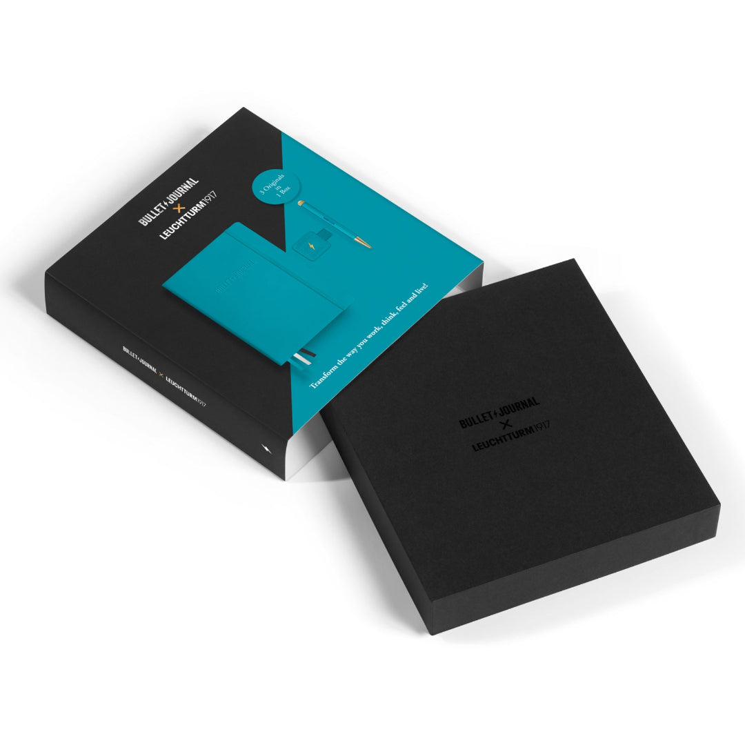 Leuchtturm1917 Bullet Journal Gift Box – Turquoise25 — ruling detail