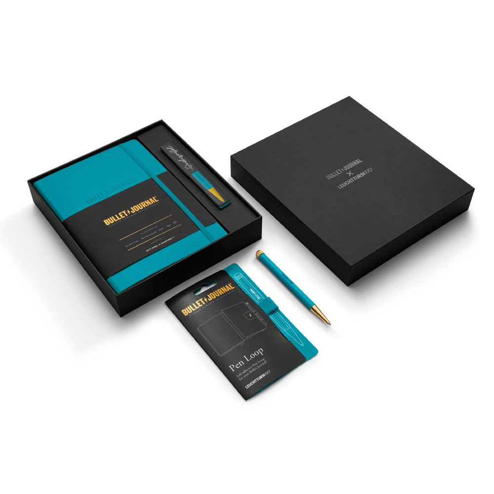 Leuchtturm1917 Bullet Journal Edition Pen Loop in Turquoise25 — Leuchtturm1917 pen loop — premium stationery and lifestyle, at Cityluxe Singapore