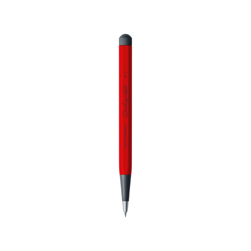 Leuchtturm1917 Drehgriffel Nr. 2 - Mechanical Pencil with Graphite Lead - Cherry — lead extended