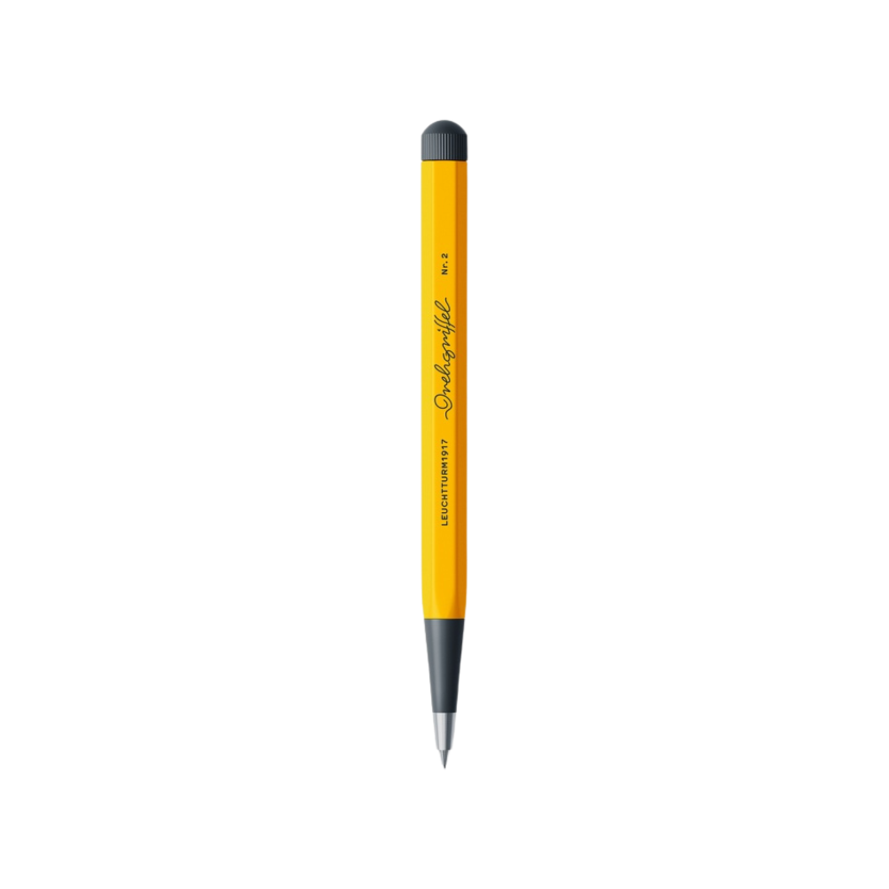 Leuchtturm1917 Drehgriffel Nr. 2 - Mechanical Pencil with Graphite Lead - Sunflower — lead extended