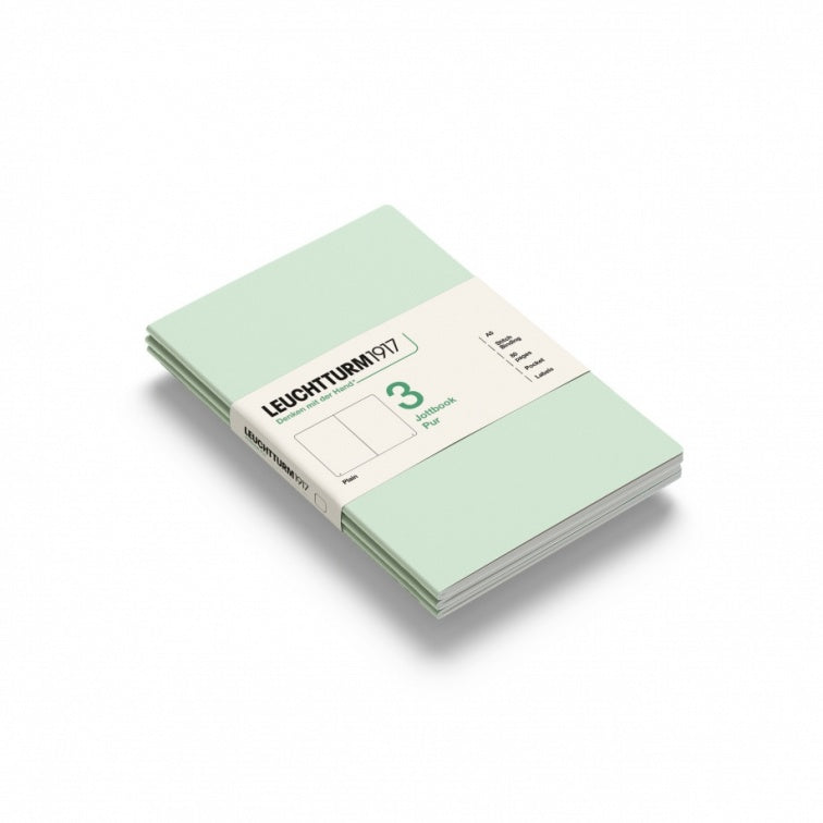 Leuchtturm1917 Jottbook Pur Medium Plain - Mint Green