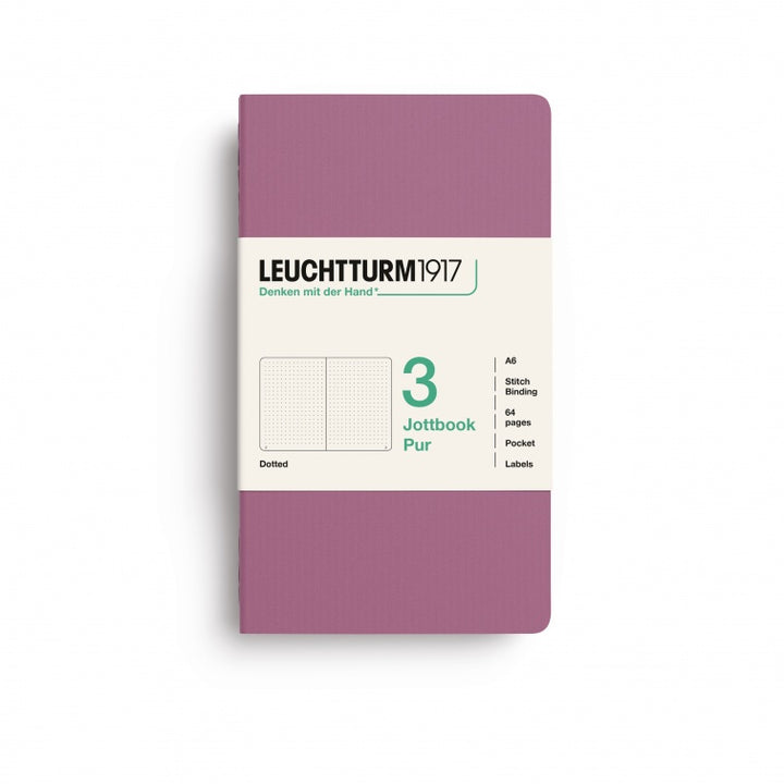 Leuchtturm1917 Jottbook Pur Pocket Dotted - Dusty Rose