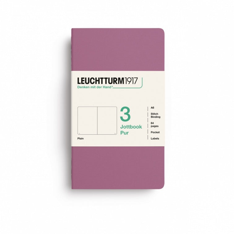 Leuchtturm1917 Jottbook Pur Pocket Plain - Dusty Rose