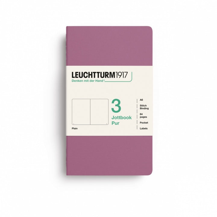 Leuchtturm1917 Jottbook Pur Pocket Plain - Dusty Rose