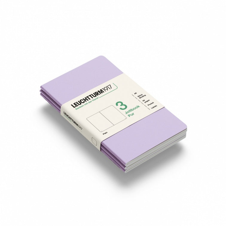 Leuchtturm1917 Jottbook Pur Pocket Plain - Lilac