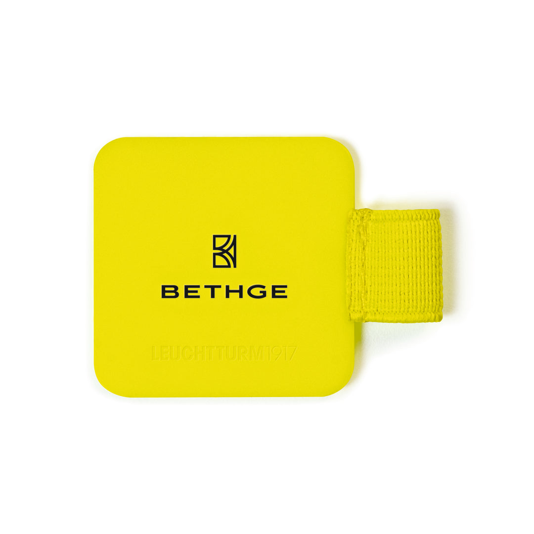 Leuchtturm1917 Luminous Edition Pen Loop - Yellow — front view