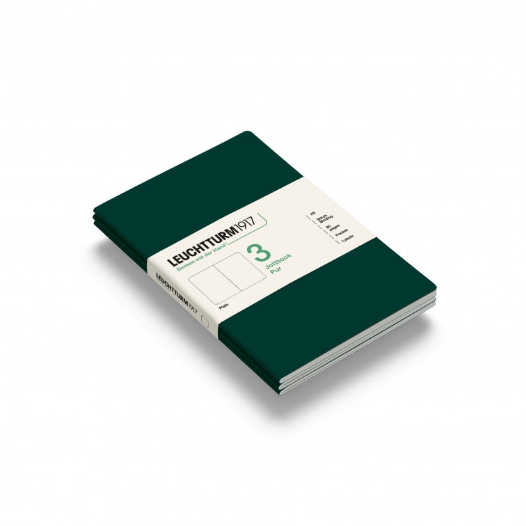 Leuchtturm1917 Jottbook Pur Medium Plain - Forest Green