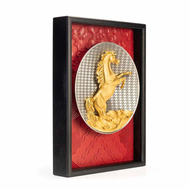 [LIMITED EDITION] Royal Selangor 2026 Year of the Horse - Plaque — side view