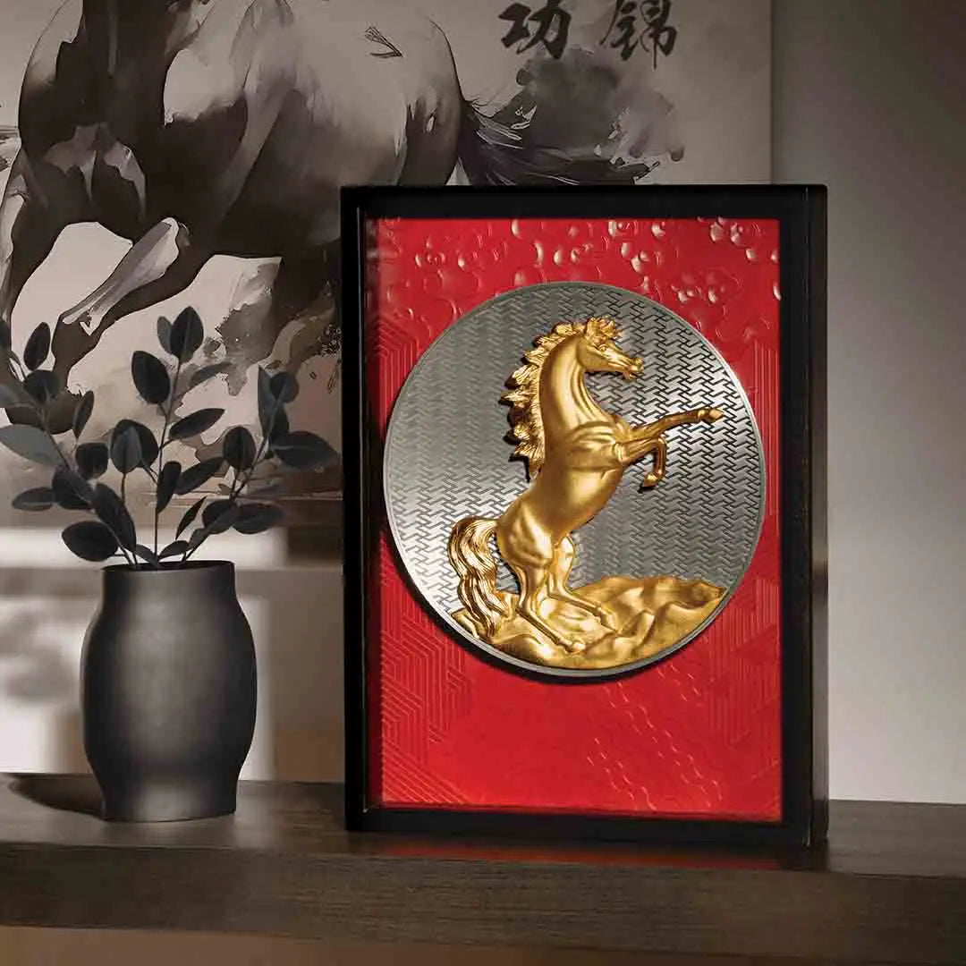 [LIMITED EDITION] Royal Selangor 2026 Year of the Horse - Plaque — angle view
