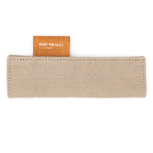 Luddite Canvas×MAYA Bendy Pen Sheath 2+1 - Beige — capped