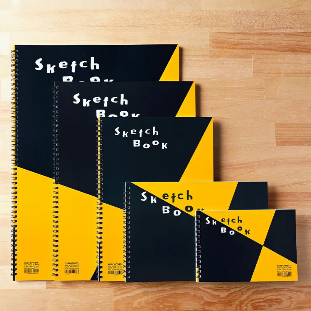 Maruman A4 Sketch Pad Zuan Design Series — in use