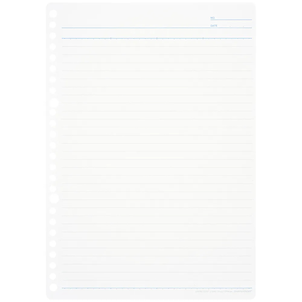 Maruman B5 Loose Leaf 7mm Line 100 Sheets — side view