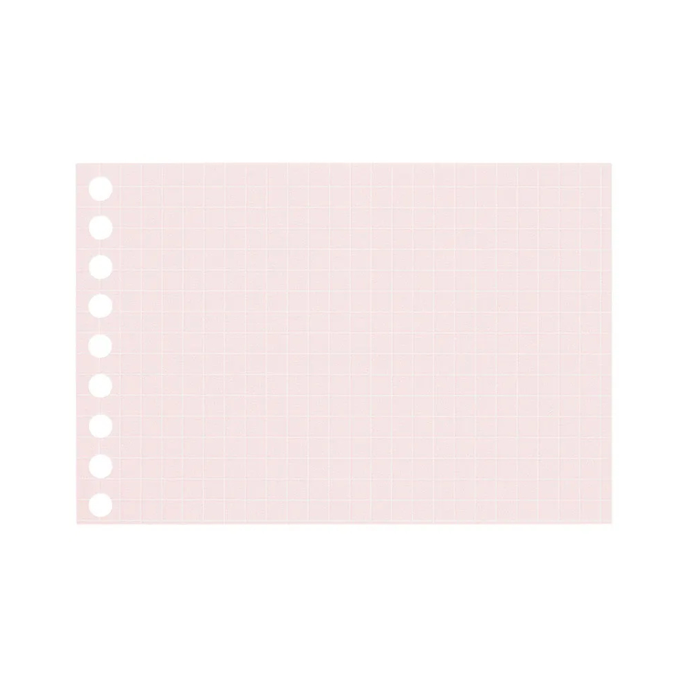 Maruman Mini Size Loose Leaf Muted Pastel Color Assortment — side view
