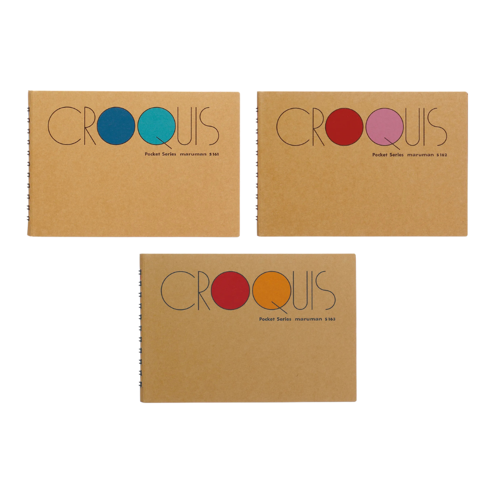 Maruman Pocket Size Croquis Book Art Paper — side view