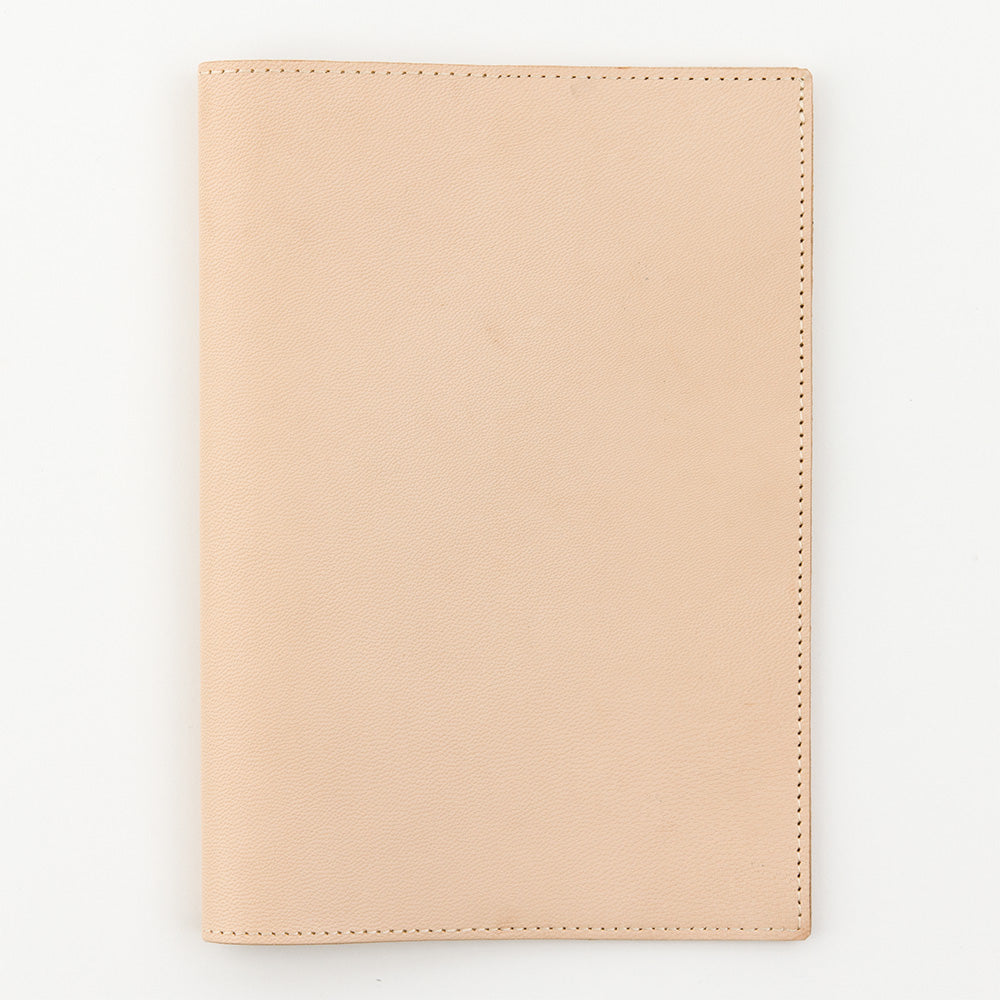 MD Notebook Cover Boxed (A5) - Goat Leather — open spread