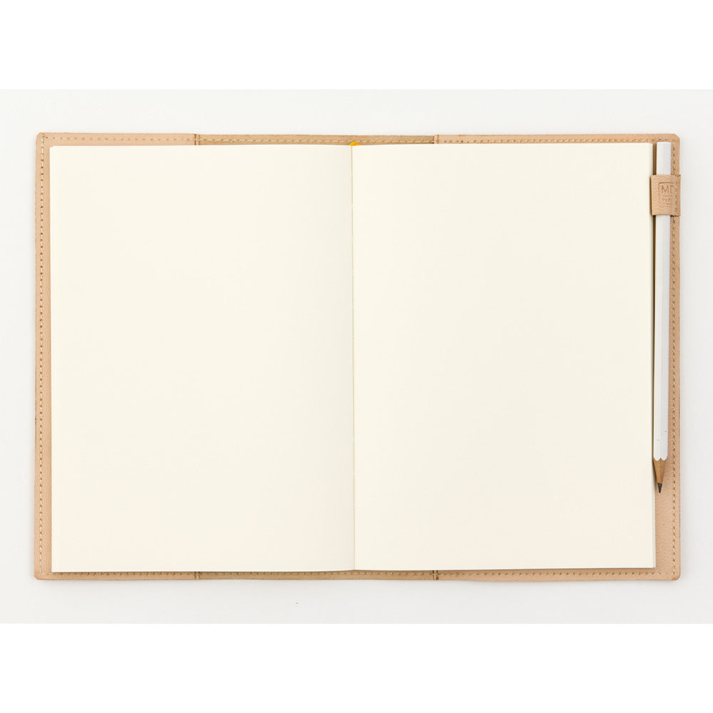 MD Notebook Cover Boxed (A5) - Goat Leather — pocket detail
