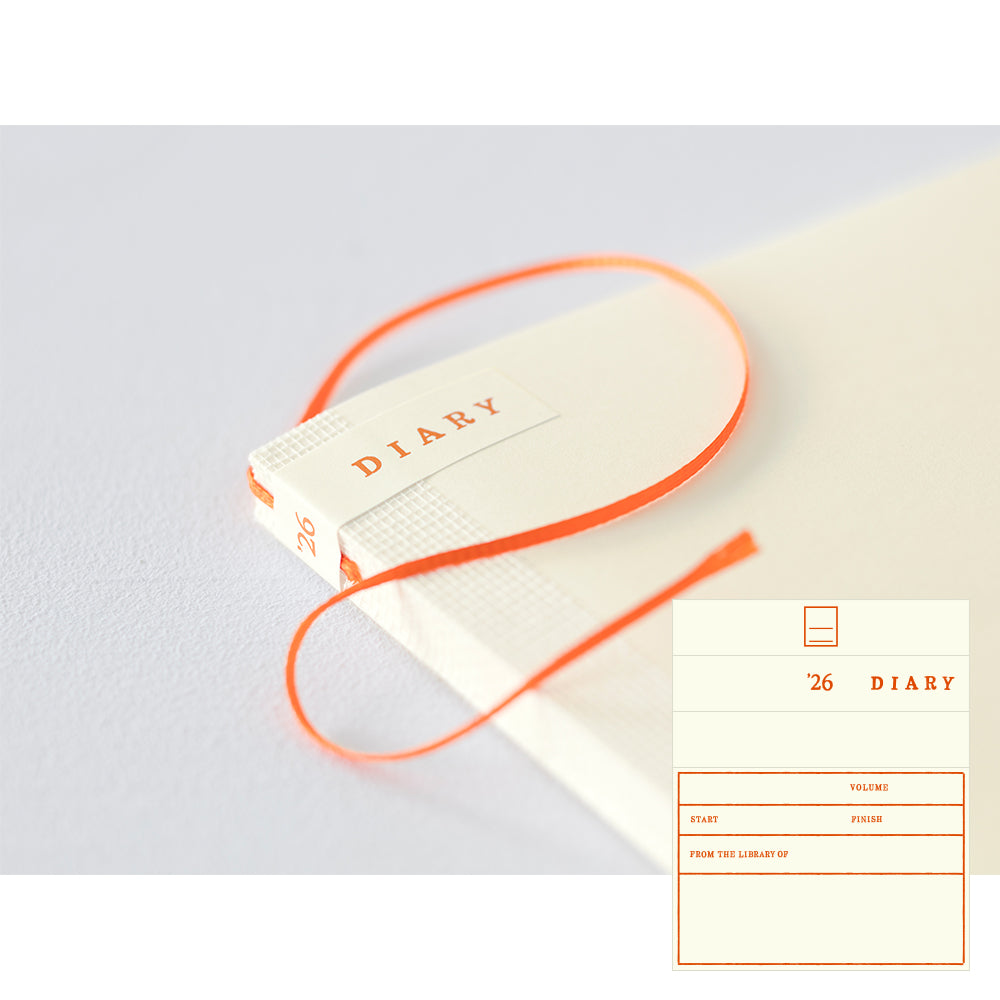 MD Notebook Diary (A5) 2026 — MD Paper notebook — quality writing journal with premium paper, at Cityluxe Singapore stationery store