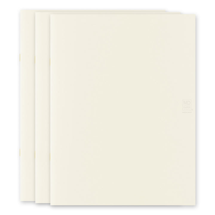 MD Notebook Light (A4 Variant) Gridded 3pcs Pack A — open spread
