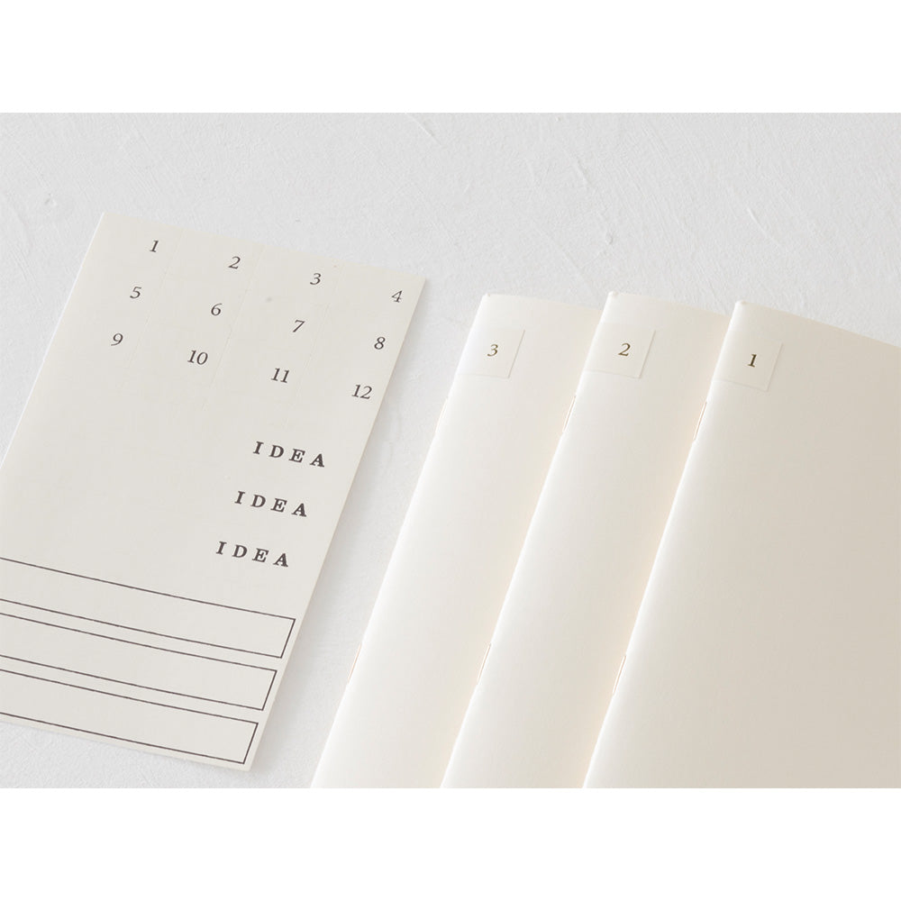 MD Notebook Light <B6 Slim> Grid 3pcs — back cover
